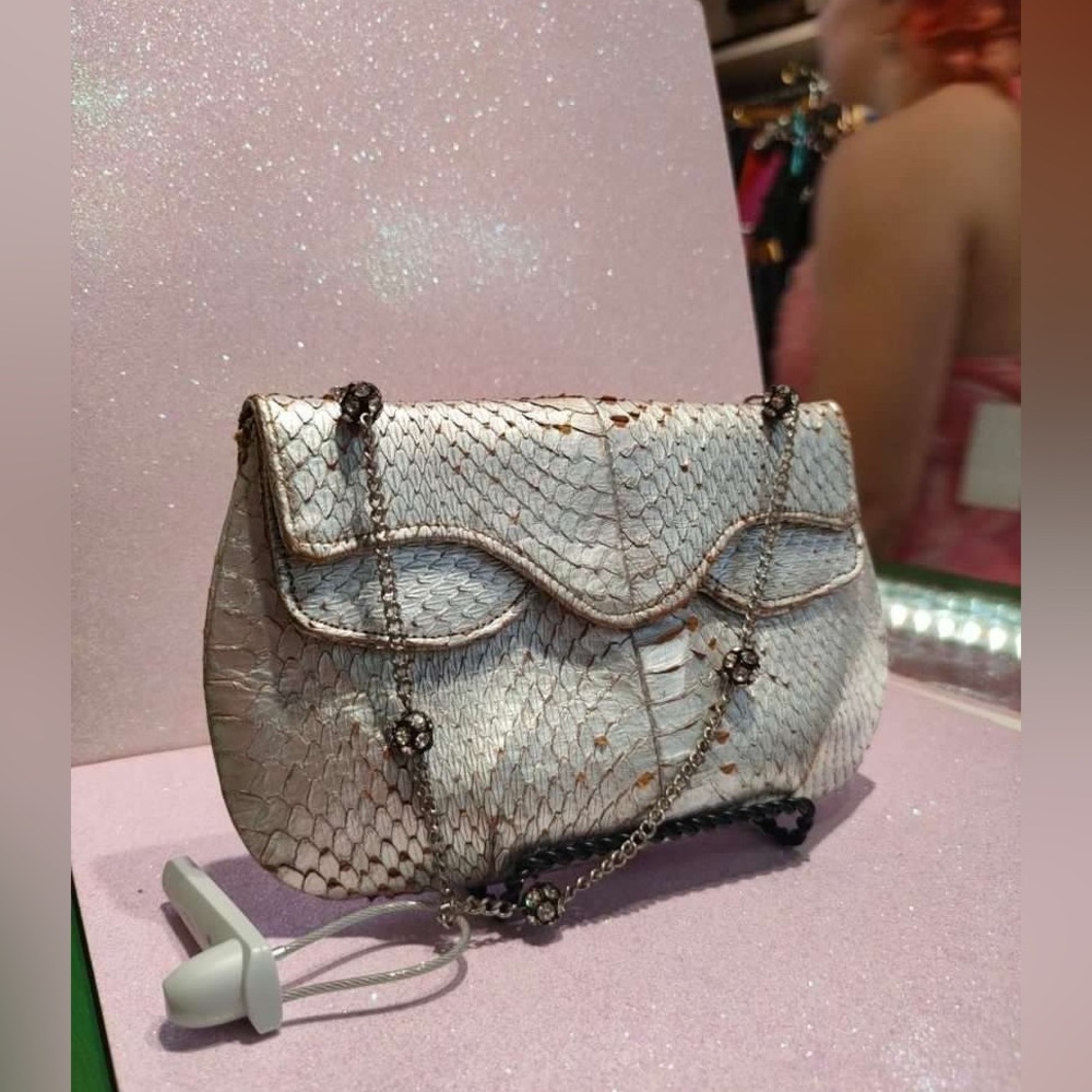 Vintage 60’s Python Mini Evening Bag - image 4